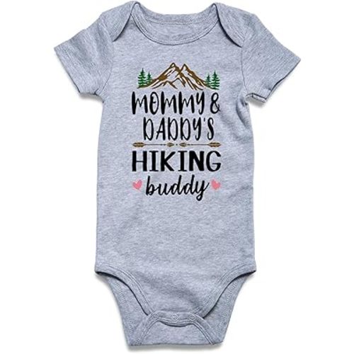 Loveternal Neutral Baby Girls Boys Cotton Romper Cute Saying Newborn Clothes 0-12 Months