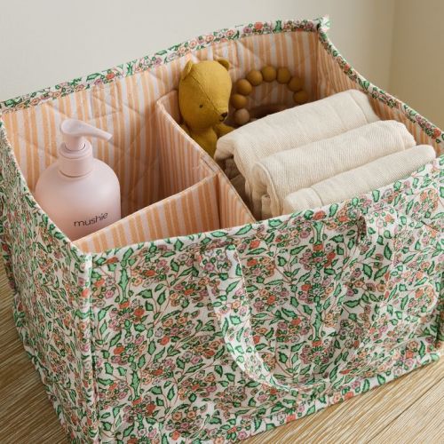 Pink Chicken Diaper Caddy