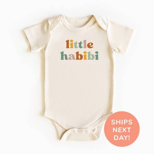 Little Habibi Shirt and Onesie®, Arabic Toddler & Youth Shirt, My Little Love Shirt, My Dear Shirt for Kids, Baby Shower Gift