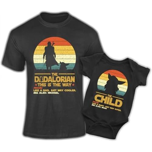 Our First Father Day Together Gifts for New Dad Matching First Time Dad Gift Daddy and Son Daughter Cool Outfits Onesie