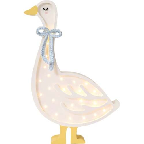 Goose Lamp, Blue Cottage Bow - Little Lights | Maisonette