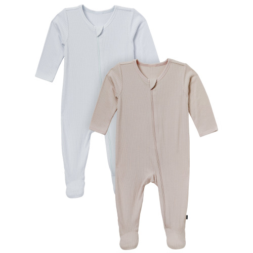 Modern Moments by Gerber Baby Neutral Super Soft 2-Pack Sleep N´Play, Sizes Newborn - 12 Months