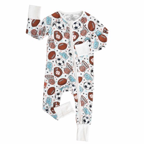 Convertible Zip Rompers for Boys