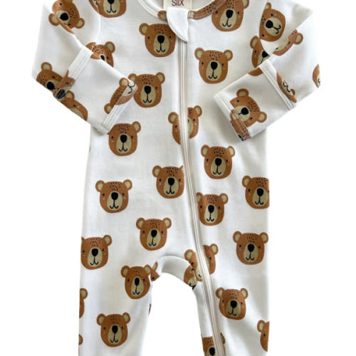 Baby Bear / Organic Zip Footie – SpearmintLOVE