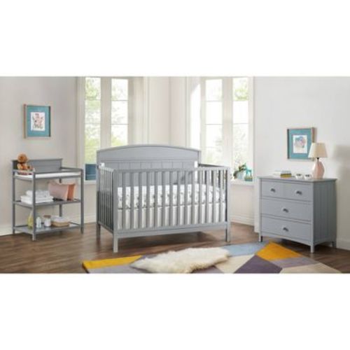 Oxford Baby Baldwin 4-in-1 Convertible Crib - Dove Gray