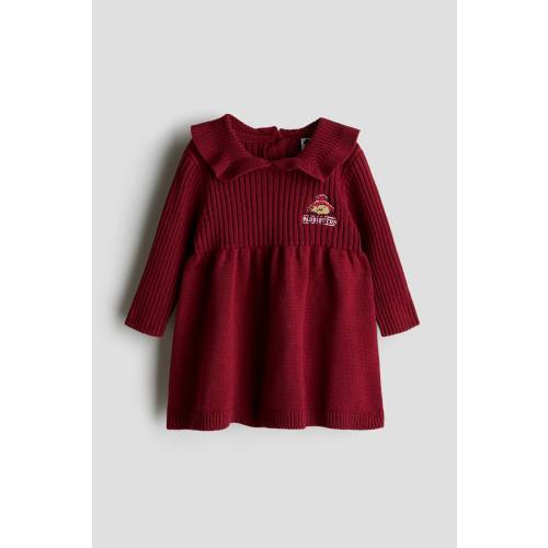 RIB-KNIT COTTON DRESS