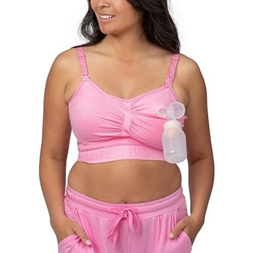 Kindred Bravely Sublime Pumping Bra, Pumping & Nursing Bra Hands Free, Adjustable, with EasyClip, for All Breast Pumps