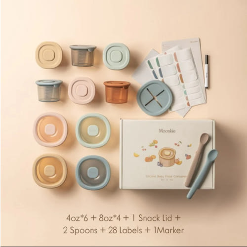 Silicone Baby Food Containers