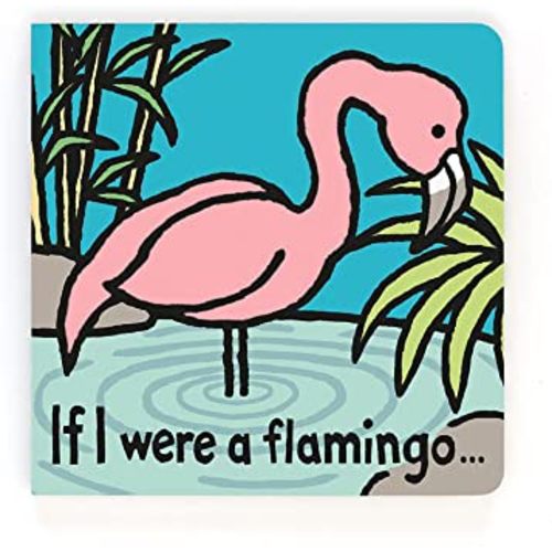 Jellycat If I were A Flamingo Board Book Baby