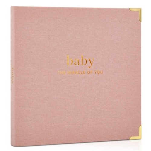 Keepsake Baby Memory Book for Boys and Girls – Timeless First 5 Year Baby Journal, Scrapbook and Photo Album