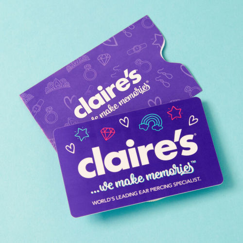 Claire’s $30 gift card