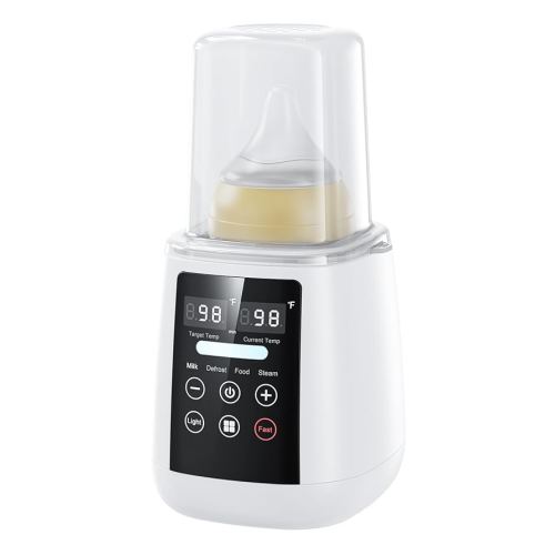 Bottle Warmer, 10-in-1 Fast Heating Bottle Warmer with Accurate Temp Control, Defrost, Sterilize, Keep Warm & Food Heating, for All Bottles, Breastmilk & Formula, with Night Light & LED Display