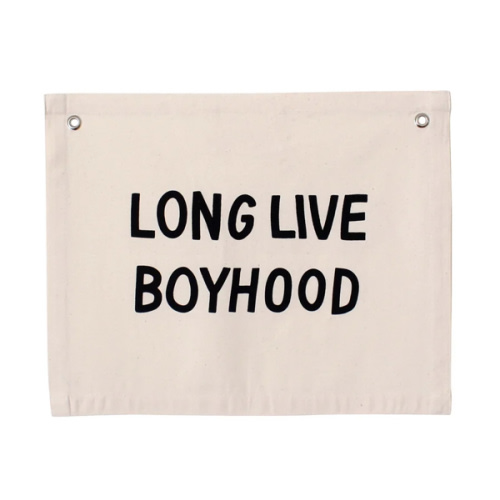 Long Live Boyhood Canvas Wall Hanging – oh baby!