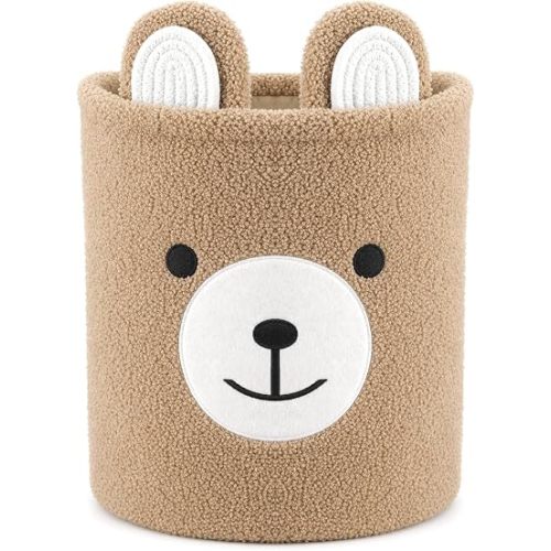 Bear Storage Basket Baby Shower Baskets Teddy Bar Fabric Decorative Hamper