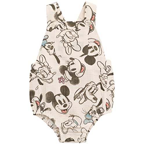 Disney Winnie The Pooh Mickey Mouse Outfit Set Shortall Dress Newborn to Little Kid