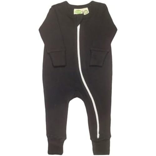 PARADE Organic Essentials '2-Way' Zip Romper - Long Sleeve