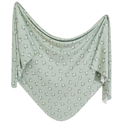 Copper Pearl Baby Swaddle Blanket - Premium Knit Baby Blanket, Large Soft Stretchy Receiving Blankets for Baby Boy and Girl, Swaddles for Newborn, Infant, and Toddler (Pecan)