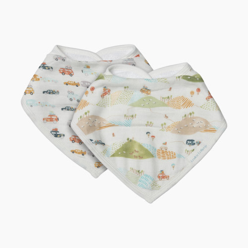Loulou Lollipop Bamboo Bandana Bib Set - Camper Vans