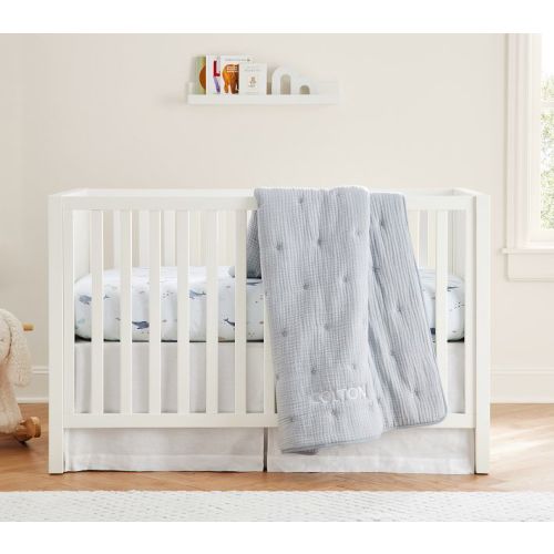 Cuddle Me Muslin Baby Quilt | Pottery Barn Kids