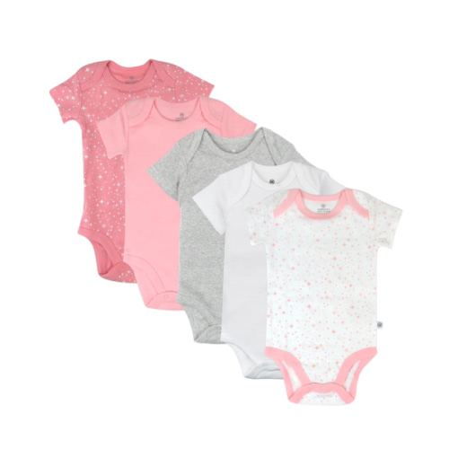 5-Pack Organic Cotton Short Sleeve Bodysuits | Honest Baby Clothing