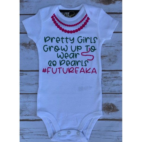 AKA, AKA Bodysuit, Pretty Girls Grow Up To Wear 20 Pearls, Future AKA