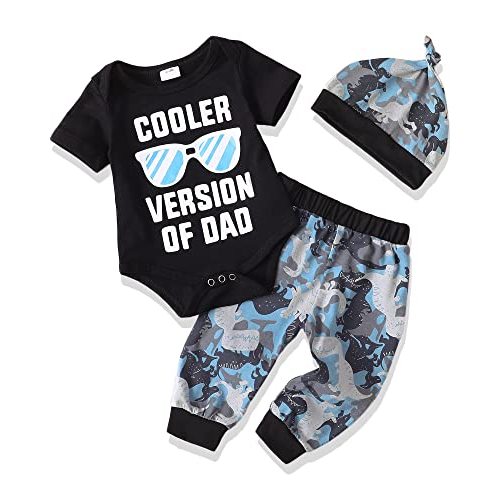 NZRVAWS Newborn Baby Boy Clothes Outfits Letter Prined Romper Pants Set Infant Baby Boy Clothing 0 3 6 9 12 18 Months