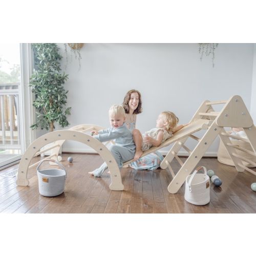 Montessori Climbing Gym Pikler Triangle Set Option of 3 - Etsy