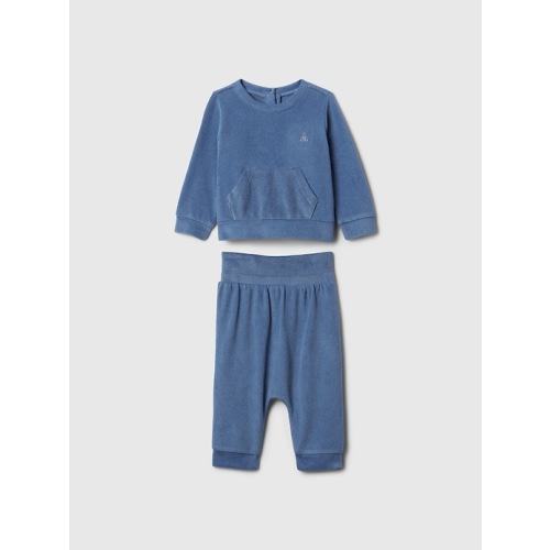 Baby Softspun Two-Piece Sweat Set in bainbridge blue, size: 6-12 M