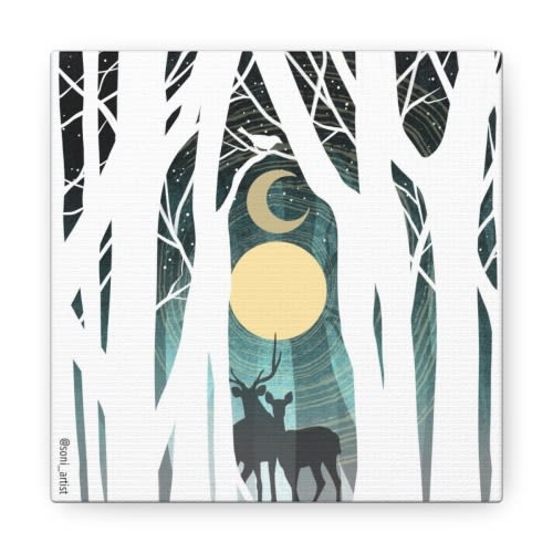 "Winter solstice" Canvas Gallery Wraps