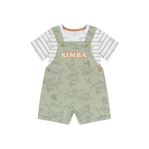 Lion King Simba Baby Boy Shortall Set, Sizes 0/3 Months-24 Months