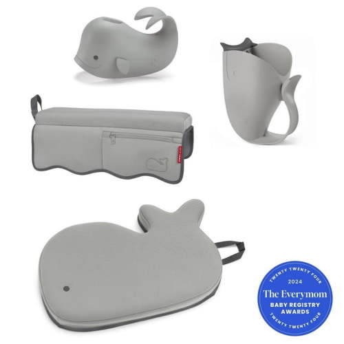 Free Shipping! Skip Hop Moby Baby Bath Essential Set, Grey