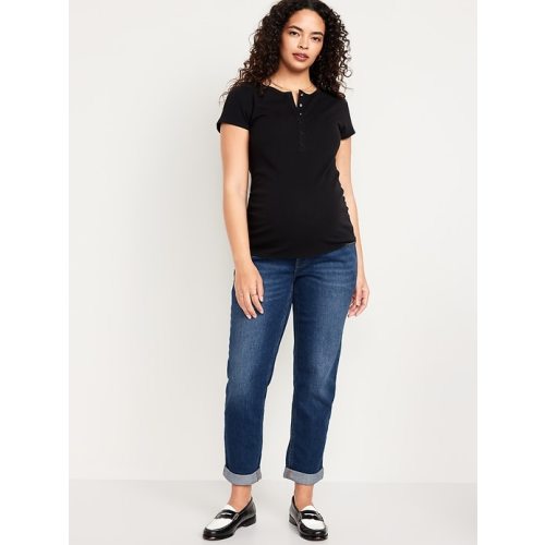 Maternity Full-Panel Boyfriend Jeans | Old Navy