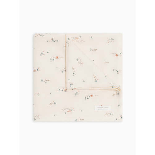 Swaddle blanket - Desert / Teal + Taupe