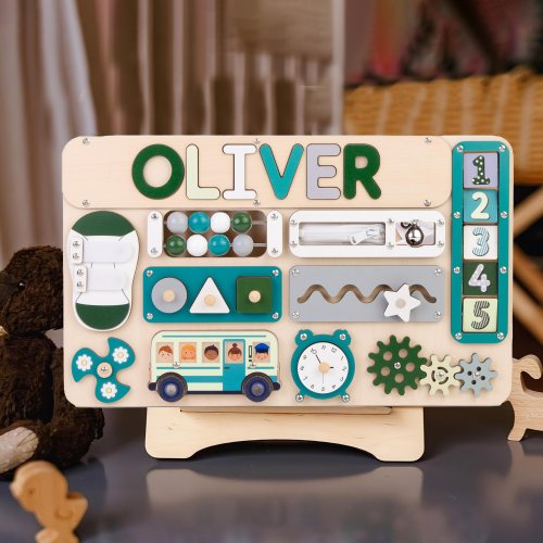 New Baby Gift, Sensory Toys for Kids, Toddler Toys & Gifts, Birthday Gifts, Personalized Baby Puzzle, Montessori Toys BB55