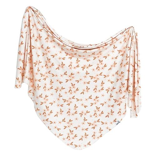 Copper Pearl Baby Swaddle Blanket - Premium Knit Baby Blanket, Large Soft Stretchy Receiving Blankets for Baby Boy and Girl, Swaddles for Newborn, Infant, and Toddler (Rue)