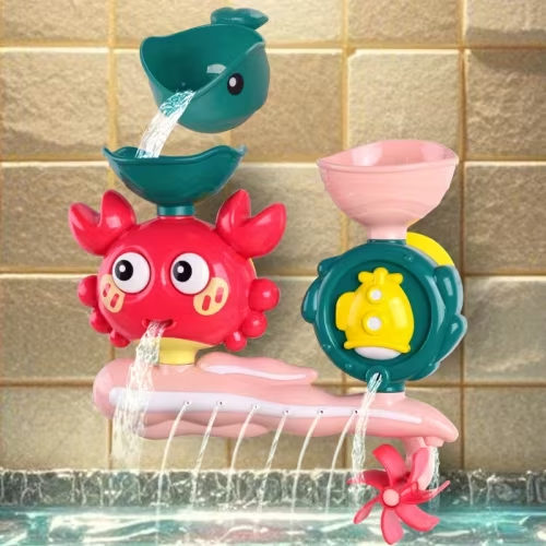 interactive suction cup bath toy set rotating - Temu