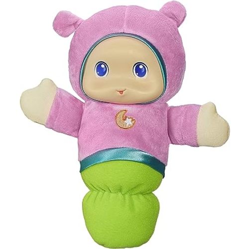 Playskool A1202F03 Glo Worm (Pink) Soft Toy for Babies with Soothing Melodies, Multi-Coloured - Amazon Exclusive