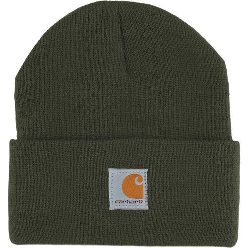 Carhartt Kids' Acrylic Knit Beanie Watch Hat - 2-5T - Olive