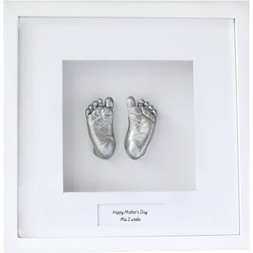 Baby Keepsake Hand Casting Kit, Newborn Handprint Frame, Personalized Plaster Hand Molding, Nursery Decor, Baby Shower Gifts