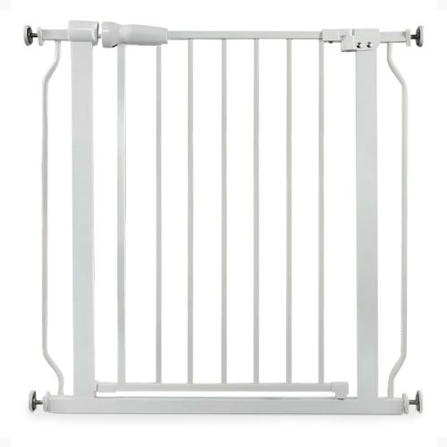 BalanceFrom Walk-Thru Safety Gate for Baby and Pets, Child Proof Fence for Doorways, Stairways, Hallways, 29.1" to 33.8" Opening, 30" Height, White