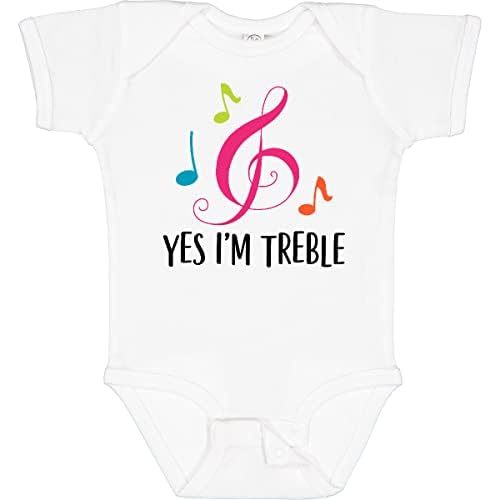 inktastic Choir or Marching Band Treble Music Gift Baby Bodysuit