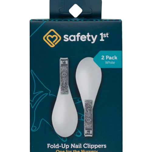 Safety 1st Fold-Up Nail Clippers - 2pk