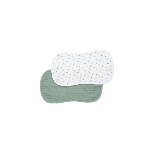 Lulujo Burp Cloths Bunnies and Fern