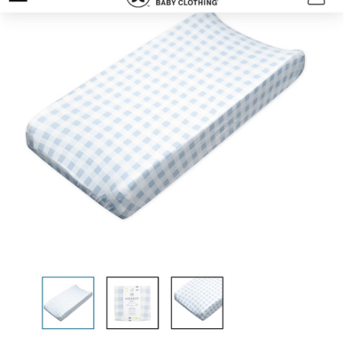 Organic Cotton Changing Pad Coves | Honest Baby Clothing