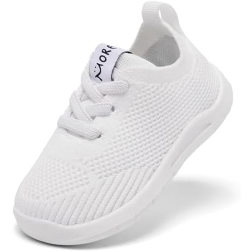 MORENDL Toddler Shoes Baby Walking Sock Shoes Infant Sneakers 0-4 Years Boy Girl Barefoot Tennis Shoe Non-Slip Brethable