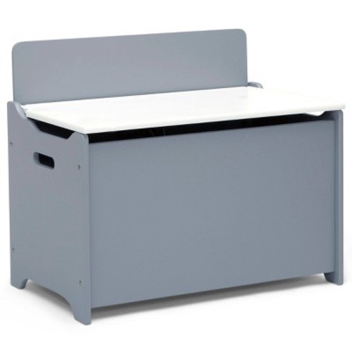 GapKids by Delta Children Toy Box - Greenguard Gold Certified, Color: Gray