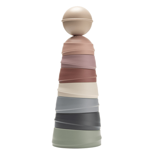 Wobbly Tower - Pastel Rainbow
