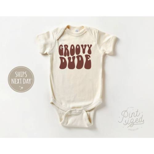 Groovy Dude Baby Onesie® - 6-9 mo