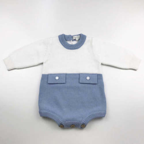 Theodore Romper DUSTY BLUE | Cygnet Living