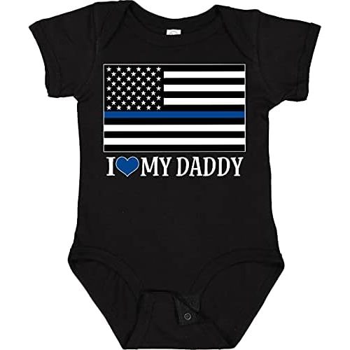 inktastic Police Officer Daddy Law Enforcement Baby Bodysuit